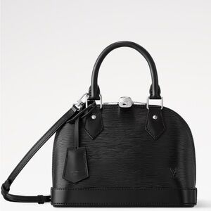 Louis Vuitton Black Epi Leather Alma BB Bag